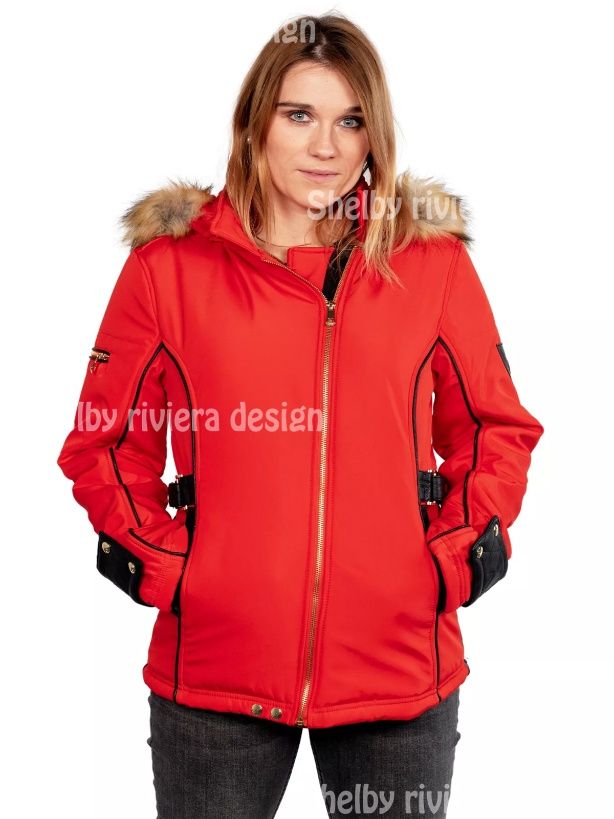 Parka Nirvana Femme Model Adria Ladies - Rouge