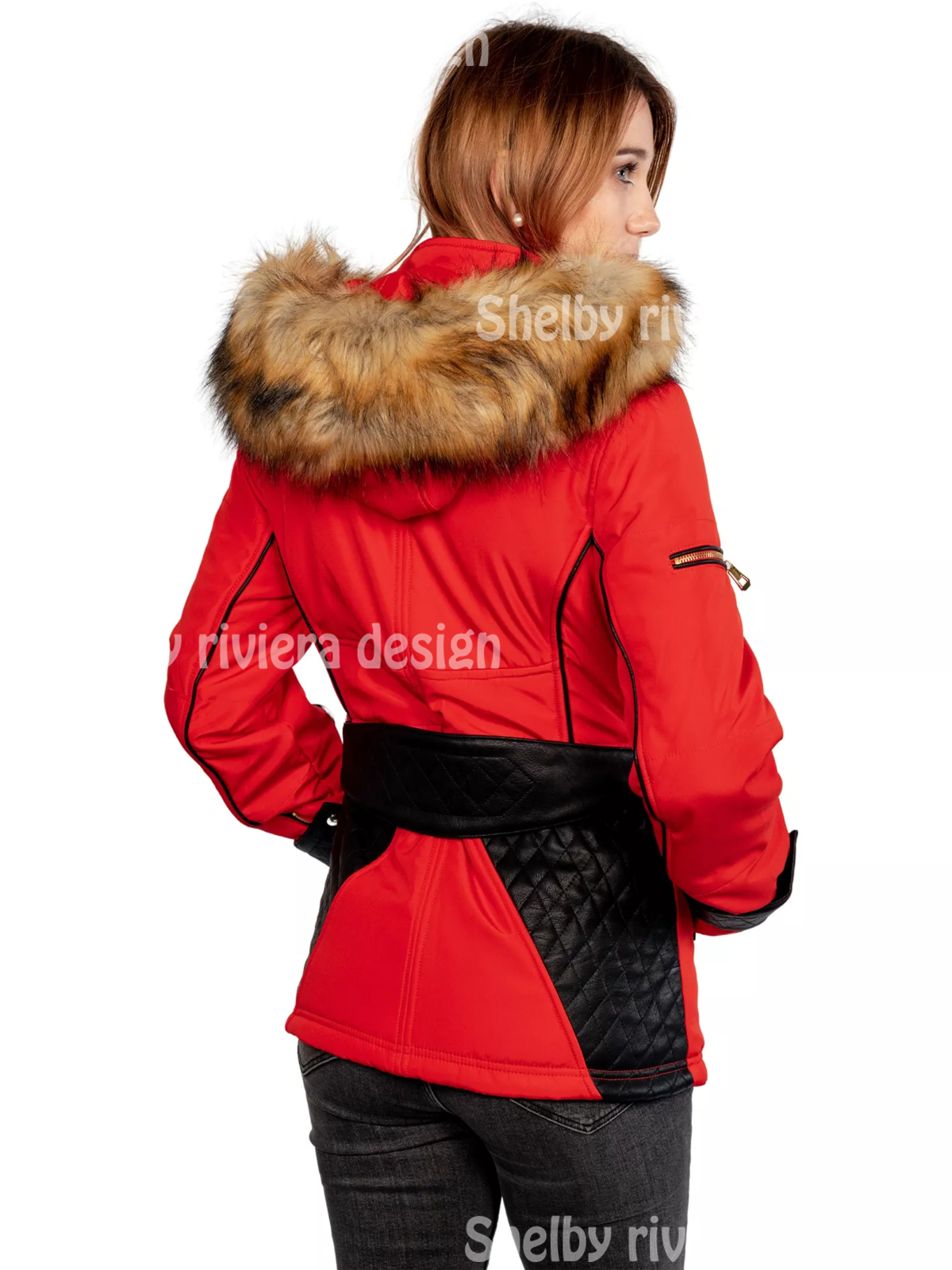 Parka Nirvana Femme Model Adria Ladies - Rouge