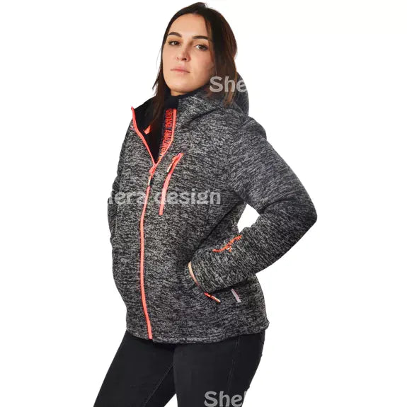 Veste Nirvana Femme Model Astrid - Noir et Rose