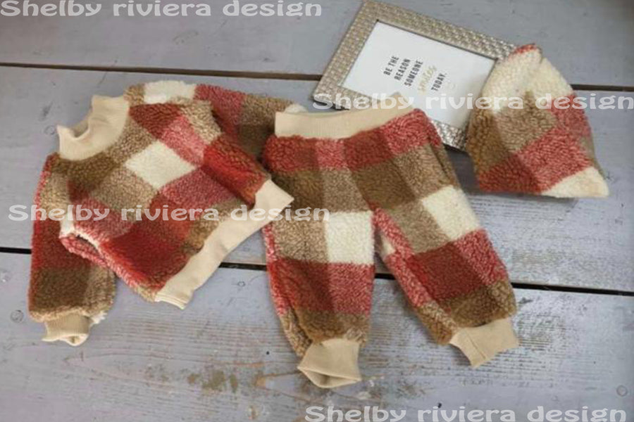 Ensemble Baby Boy Automne - Modèle Moutonner - Ensemble Baby Boy