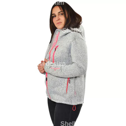 Veste Nirvana Femme Model Astrid - Gris et Rose