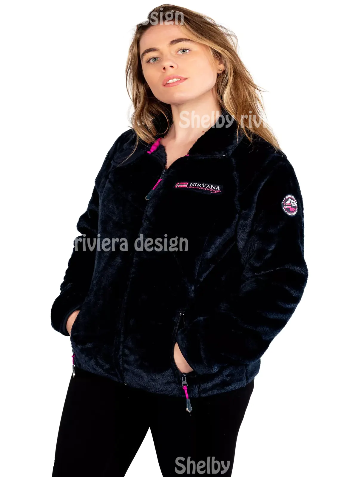 Polaire Nirvana Femme Model Sia - Bleu Marine - polaire