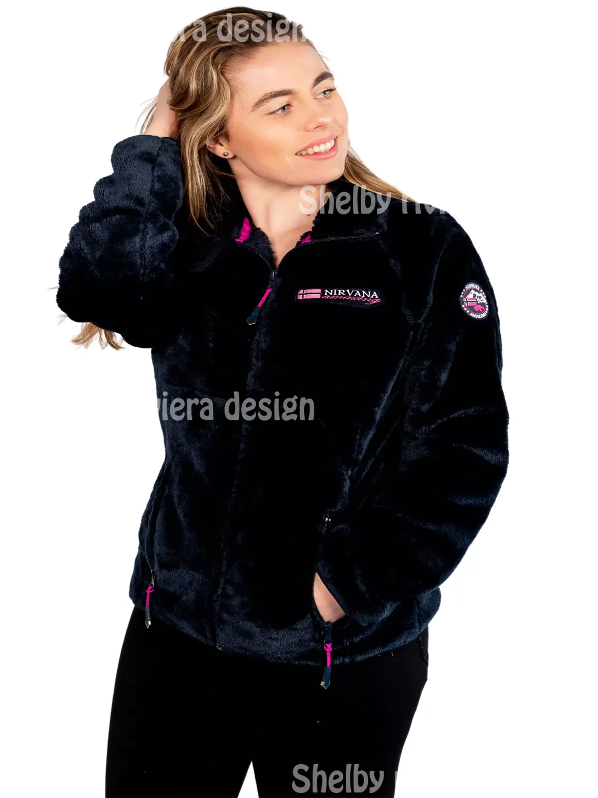 Polaire Nirvana Femme Model Sia - Bleu Marine - polaire