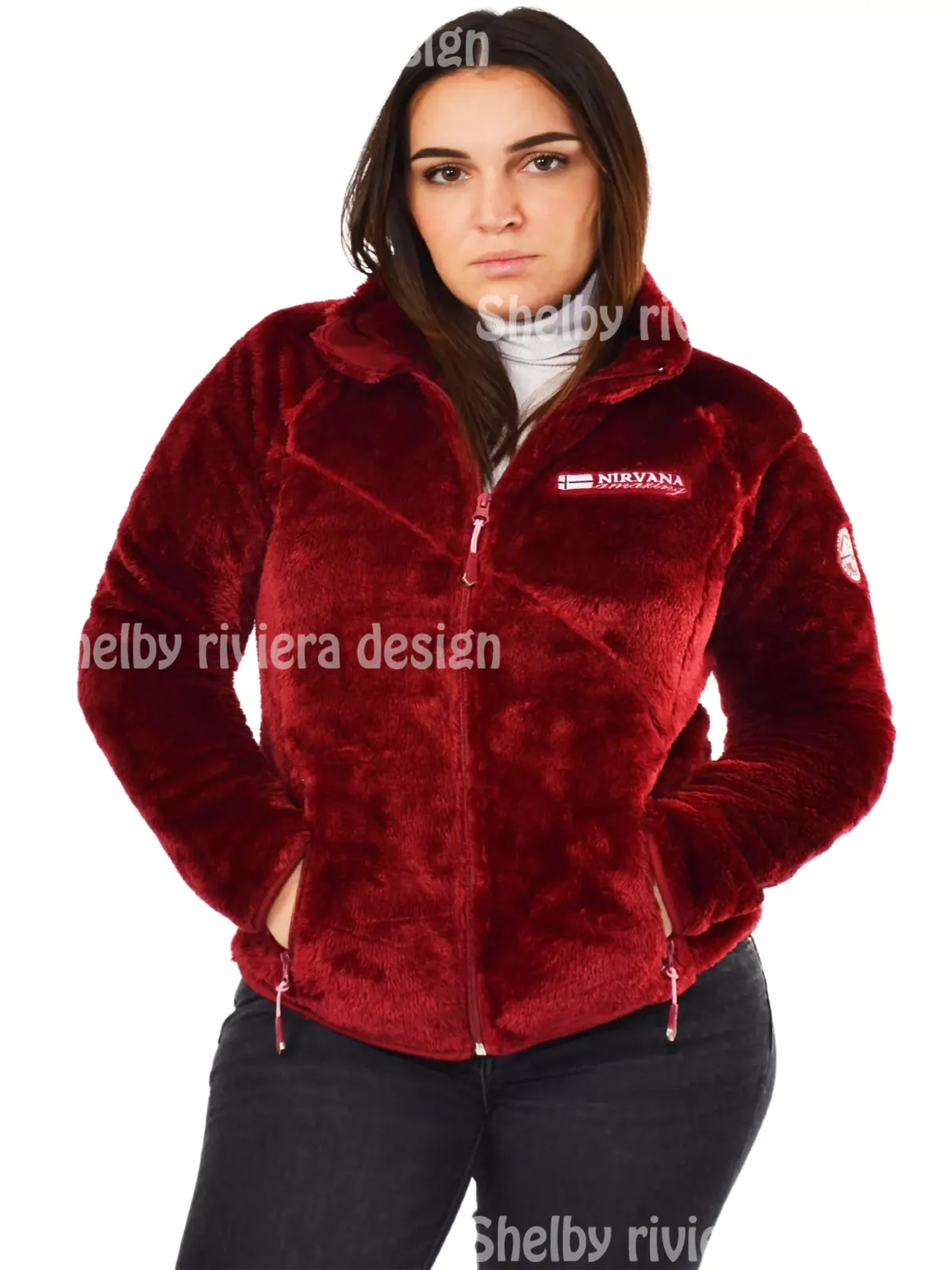 Polaire Nirvana Femme Model Sia - Cerise - polaire