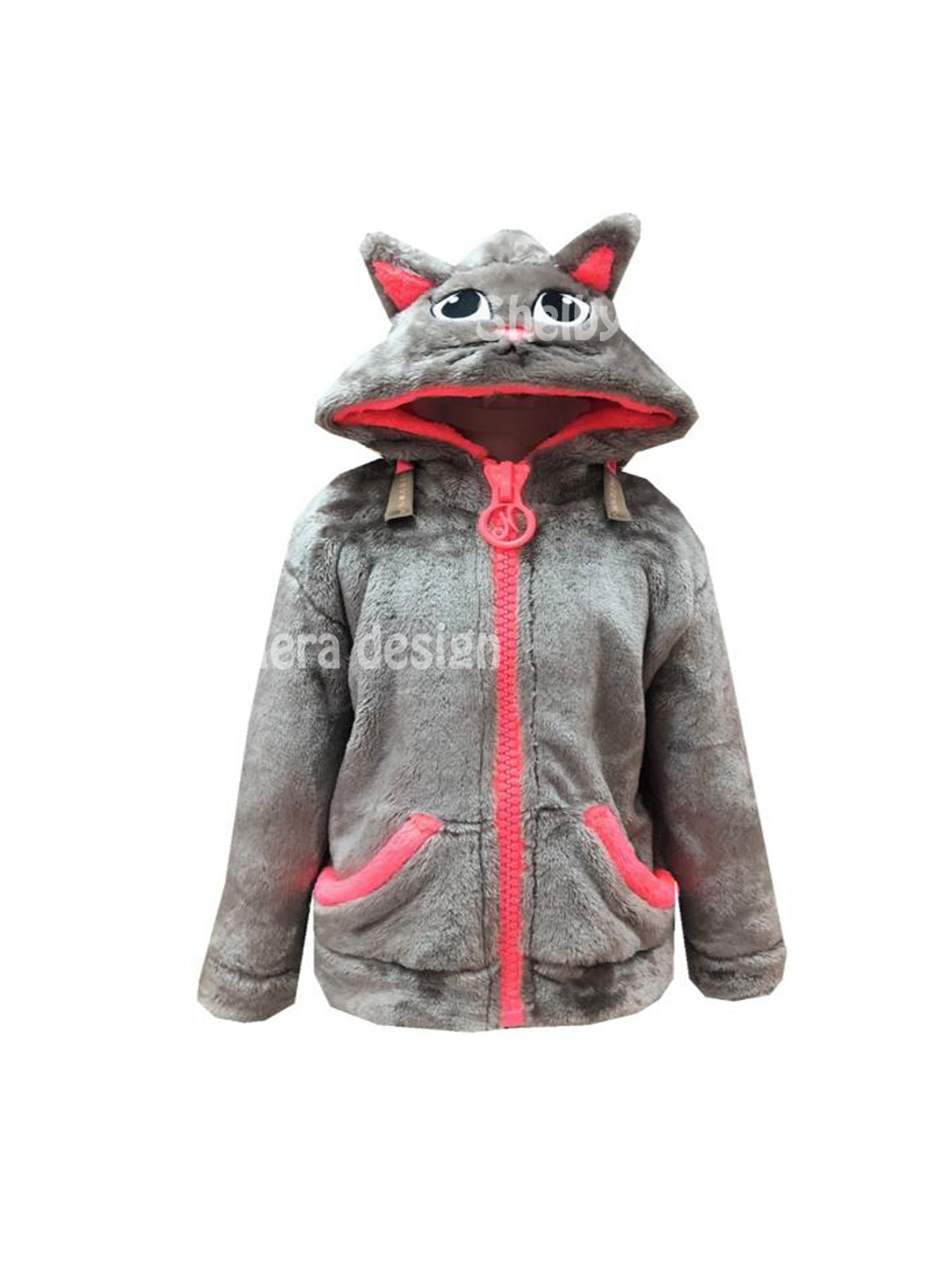 Polaire Nirvana Wild Baby - Marron & Corail - polaire