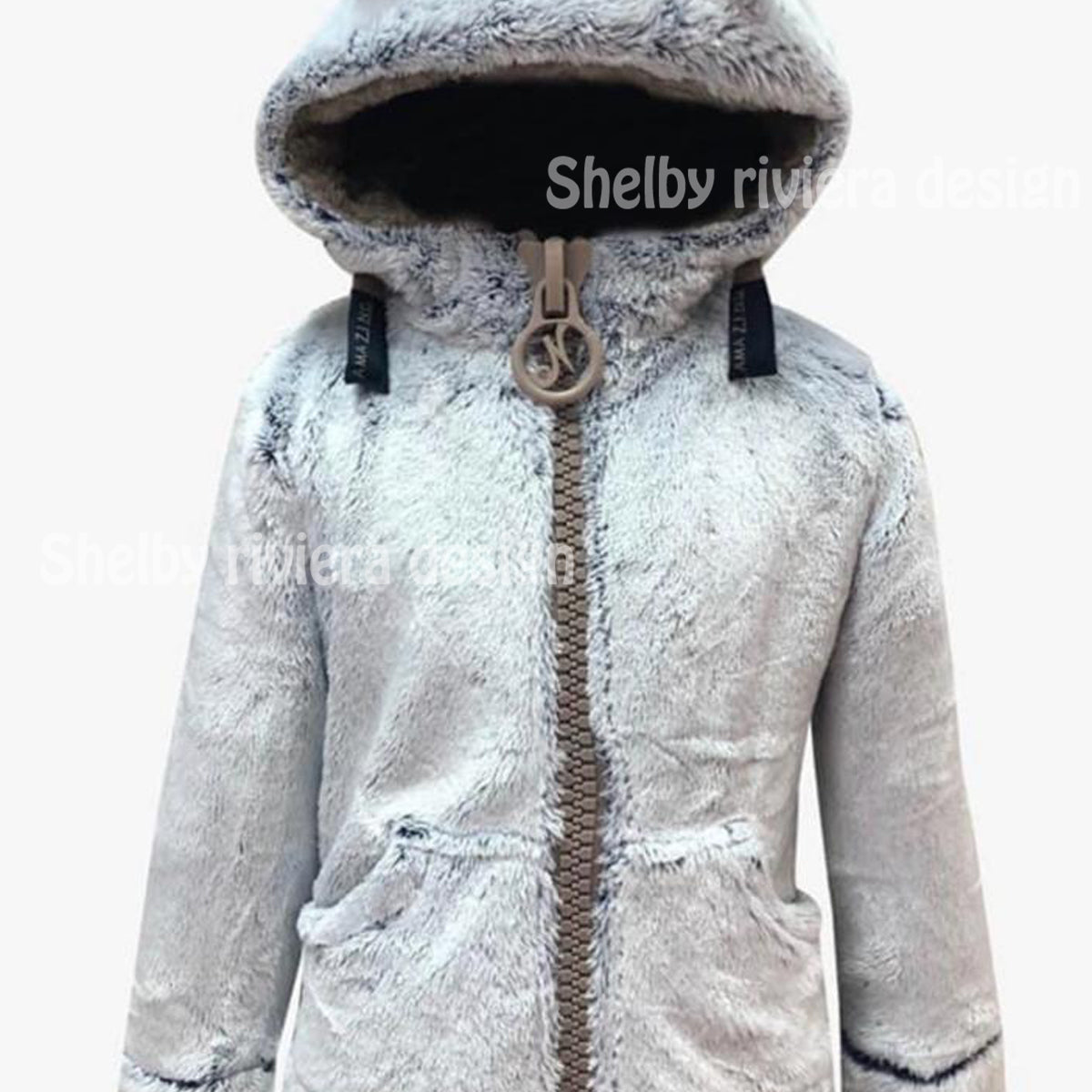 Veste polaire double glissière et col réglable Veste polaire double glissière et col réglable