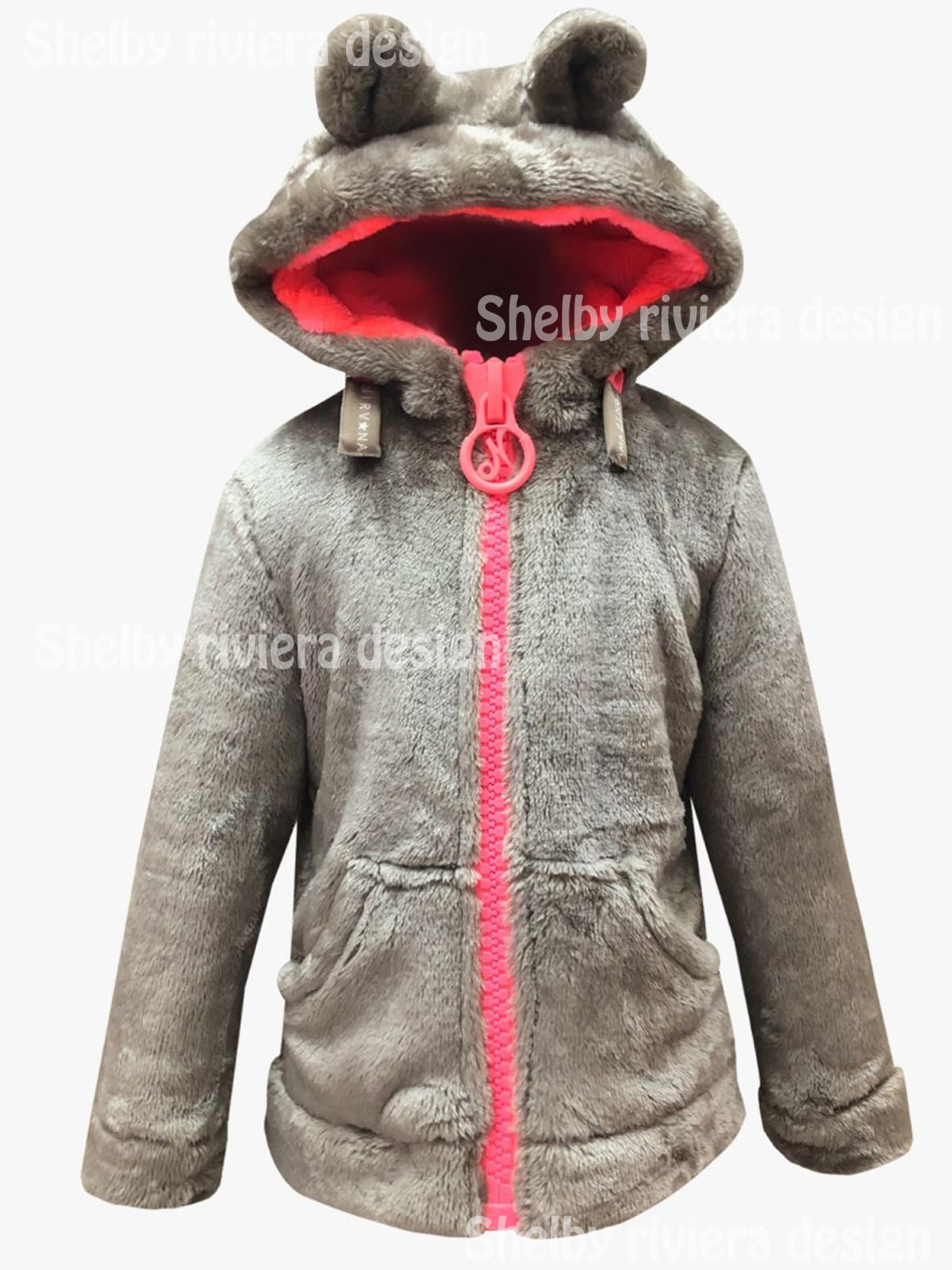 Polaire Nirvana Model Star Kids - Marron & Corail - polaire