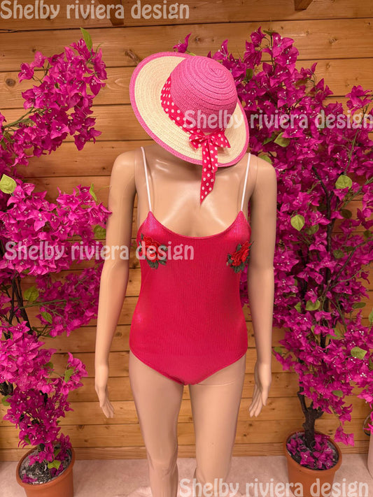 👙 Maillot 1 pièce enfant « Rouge Vénitien »