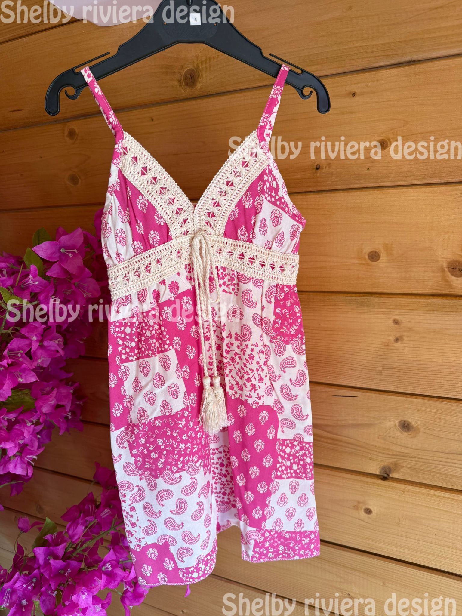 👗 Robe enfant “Bandana Patch” - 4 ans - robe enfant