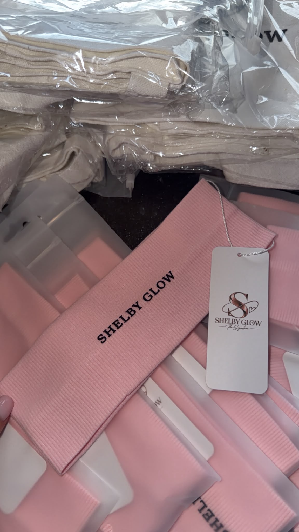 Bandeau rose Shelby Glow