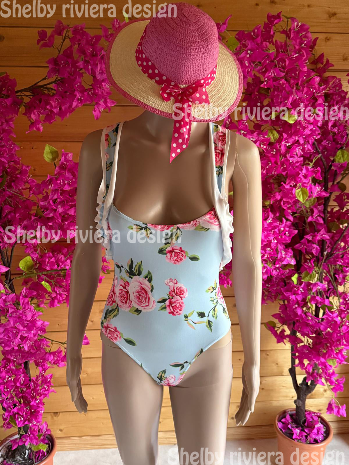 👙 Maillot 1 pièce enfant « Douce Azur » - Maillot 1 pièce enfant