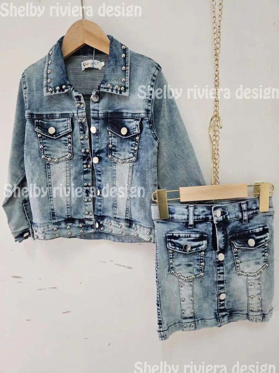 Ensemble Enfant Jean 2 Pièces Model Saona - ensemble fille