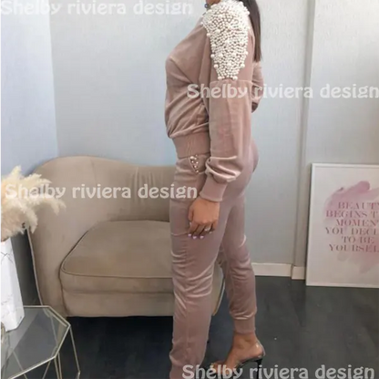 Ensemble Femme en Velours - Modèle London - Couleur Brownie