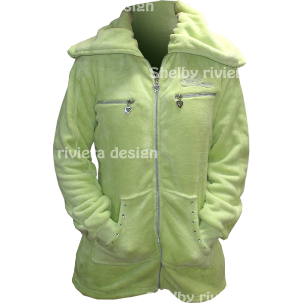 Polaire Geffen Femme Model Court - Anis - polaire